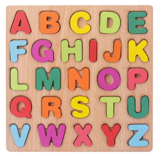 Puzzle Montessori Lettere