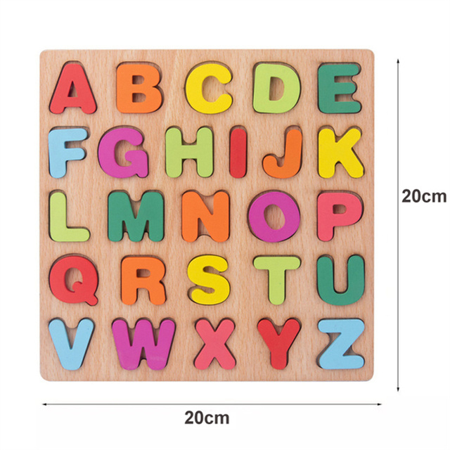 Puzzle Montessori Lettere
